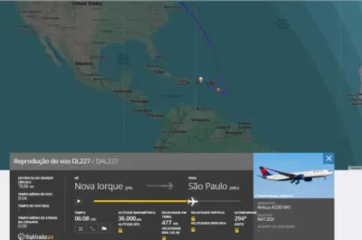 Voo da Delta de Nova York a Guarulhos é desviado para Porto Rico