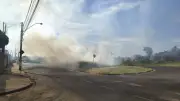 Incêndio atinge 5 mil m² de vegetação em Avaré, SP