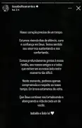 Isabella Arantes fala após perda de filho com Gabriel Medina