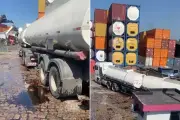 Motorista derrama produto químico em empresa na Via Anchieta