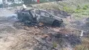 Perseguição termina com prisão e carro em chamas em Aracruz
