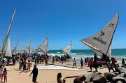 Regata de Jangadas da Caponga: Menino Jesus e São Jorge vencem