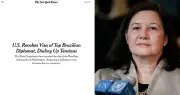 Revogação de visto de embaixadora eleva tensão entre Brasil e EUA