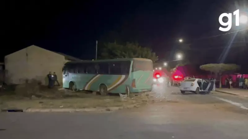 Acidente entre carro e ônibus deixa feridos em Mato Grosso: veja detalhes