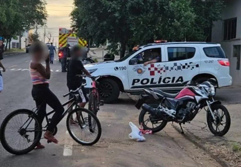 Adolescente é atropelado por motocicleta em Dracena e fica ferido: saiba detalhes