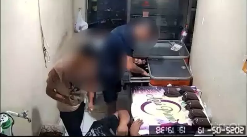 Assaltante armado invade batedeira de açaí e agride funcionário em Macapá: veja o vídeo chocante