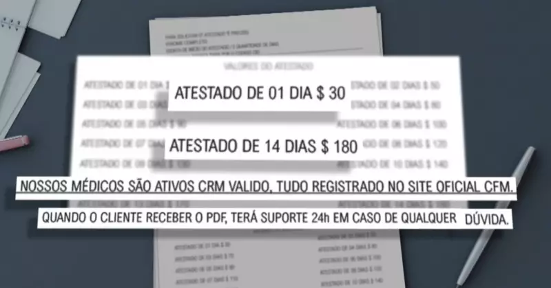 Atestados médicos falsos são vendidos no centro de Salvador: médicos denunciam golpes e intimidações