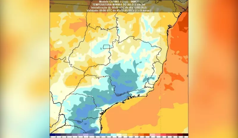 Bauru registra a menor temperatura do ano: veja a previsão para o fim de semana