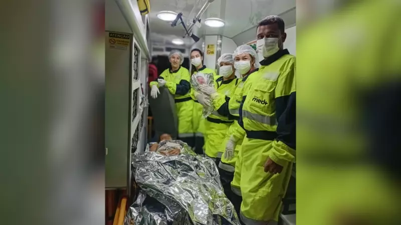 Bebê nasce na BR-040 com ajuda de equipe médica em João Pinheiro: um parto emocionante!