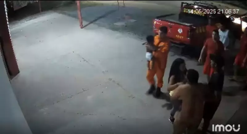 Bombeiro herói salva bebê de 1 ano e 3 meses de engasgo no Maranhão — veja o vídeo emocionante!