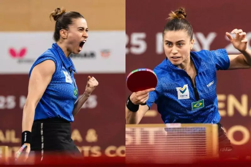 Bruna Takahashi avança às oitavas no Mundial de Tênis de Mesa e emociona torcida brasileira