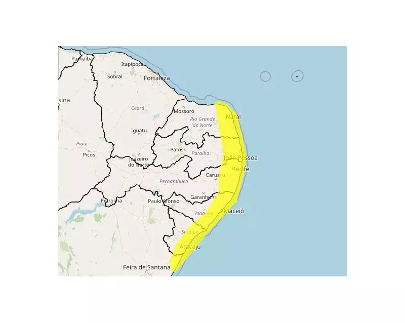 Caruaru e mais 21 cidades em alerta: INMET emite aviso de perigo por chuvas intensas