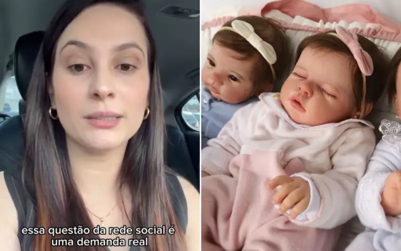 Casal lucrava com redes sociais de bebê reborn e disputa pela administração das contas gera polêmica