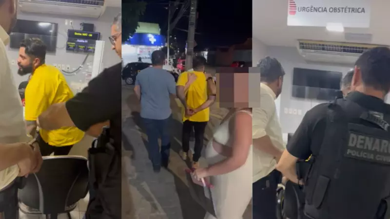 Condenado por tráfico é preso ao acompanhar esposa grávida em maternidade em Teresina