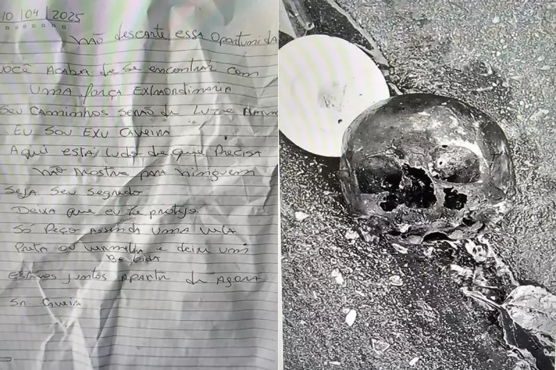 Crânio e carta misteriosos na rodovia: entenda as análises que podem revelar a identidade