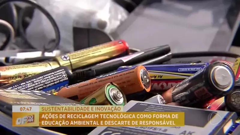 DF dá um passo à frente na reciclagem de lixo eletrônico: saiba como descartar corretamente