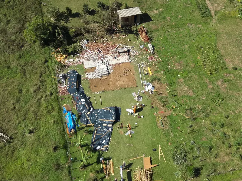 Drones revelam formação de tornados em Santa Catarina: tecnologia a serviço da segurança