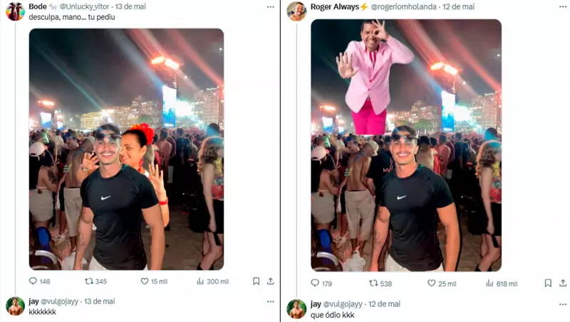 Fãs de Lady Gaga no Rio criam montagens hilárias com a cantora 'perto' da cidade