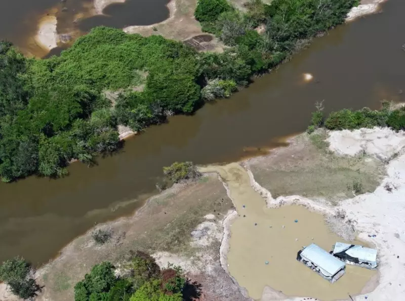 Garimpo ilegal em MT coloca em risco abastecimento de água para 50 mil pessoas