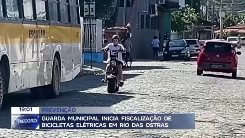 Guarda Municipal de Rio das Ostras inicia fiscalização de bicicletas elétricas: saiba as regras