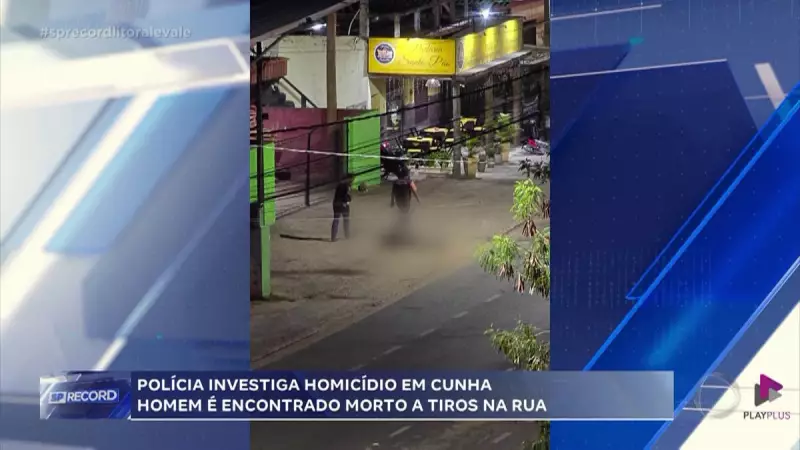 Homem é assassinado a tiros em Cunha, SP: polícia investiga o caso