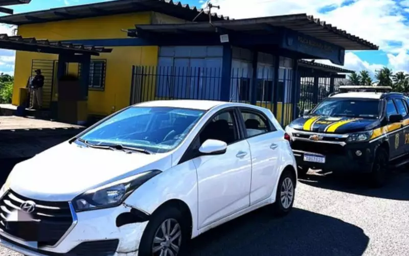 Homem é preso com carro roubado em Feira de Santana: veja detalhes da ação policial