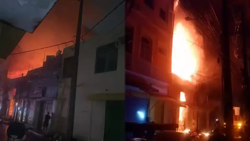 Incêndio atinge antigo Cine Glória no centro do Recife; veja vídeo