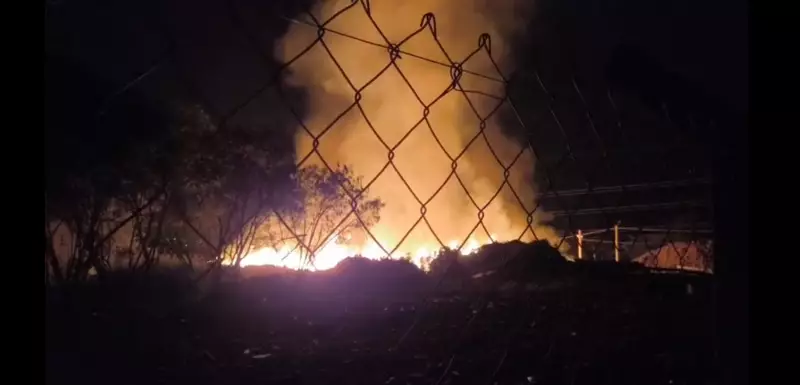 Incêndio em Ecoponto de Piracicaba mobiliza Bombeiros e gera fumaça visível na região