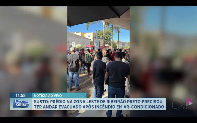 Incêndio em prédio de Ribeirão Preto (SP) obriga evacuação de andar inteiro