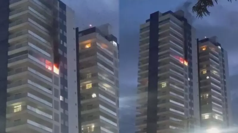 Incêndio em prédio no centro de Macapá deixa moradores em alerta