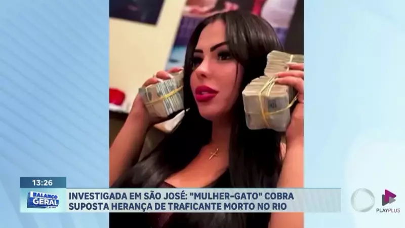 Jovem conhecida como 'Mulher Gato' investigada por herança de traficante morto no Rio