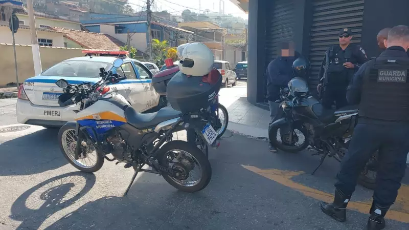 Jovem é preso em Volta Redonda por suspeita de conduzir moto clonada: saiba os detalhes