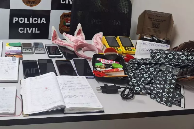 Jovem presa por comandar rede de exploração sexual de menores em Praia Grande, SP
