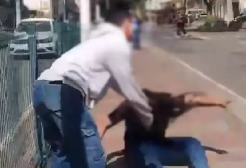 Mãe incentiva filho a agredir adolescente, filma violência e é presa em MG — Veja o vídeo chocante
