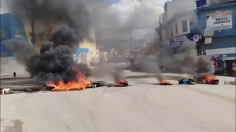 Moradores do bairro Soledade, em Aracaju, protestam contra falta de água: 'Situação insustentável'