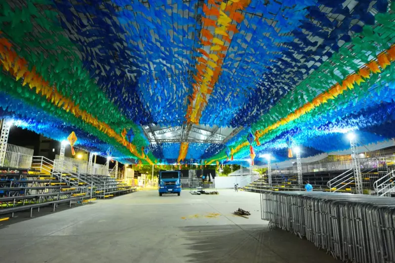 Mossoró Cidade Junina 2025: Montagem do Maior Evento Cultural do RN Já Começou!