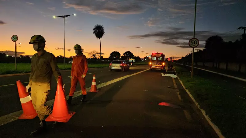 Motociclista morre após acidente grave em avenida de Mato Grosso do Sul