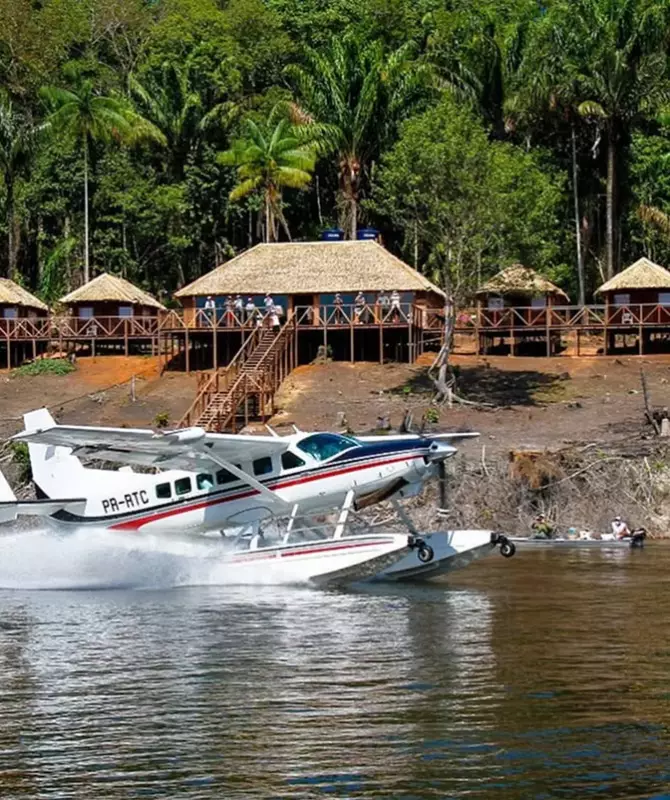 MP investiga construção ilegal de pousada para pesca esportiva em reserva ambiental no Baixo Rio Branco