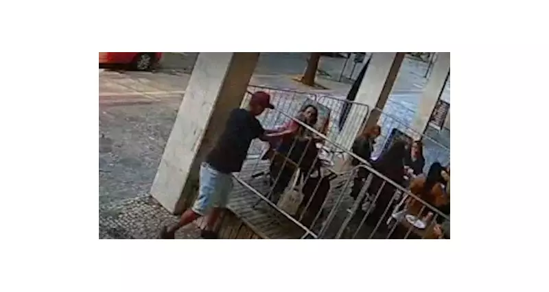Mulher é atacada e tem colar roubado em restaurante de BH; assista ao vídeo chocante