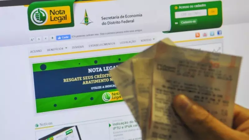 Nota Legal DF sorteia R$ 3,5 milhões hoje: prêmio principal é de R$ 1 milhão!
