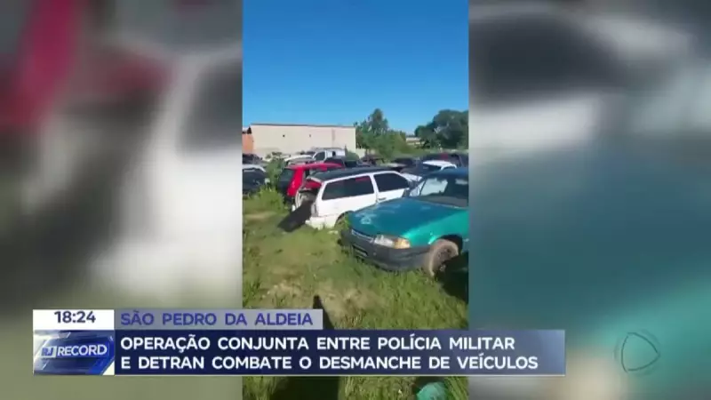 Operação conjunta no RJ combate desmanche de veículos e apreende peças roubadas