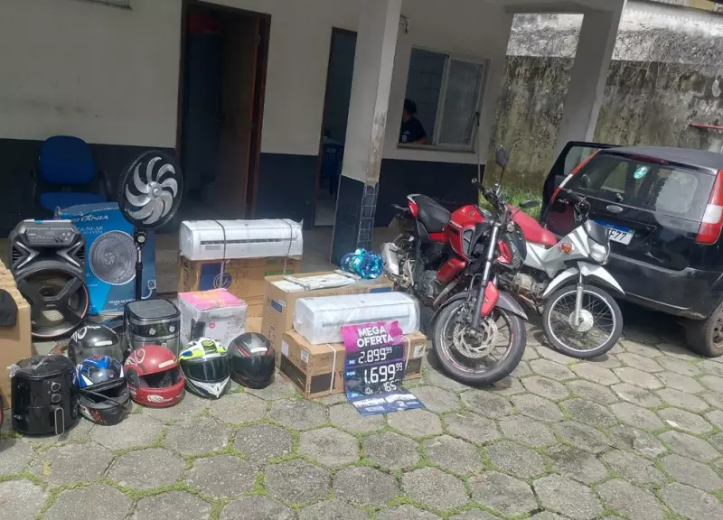 Operação policial em Belém prende sete suspeitos e recupera carga de eletrodomésticos furtados