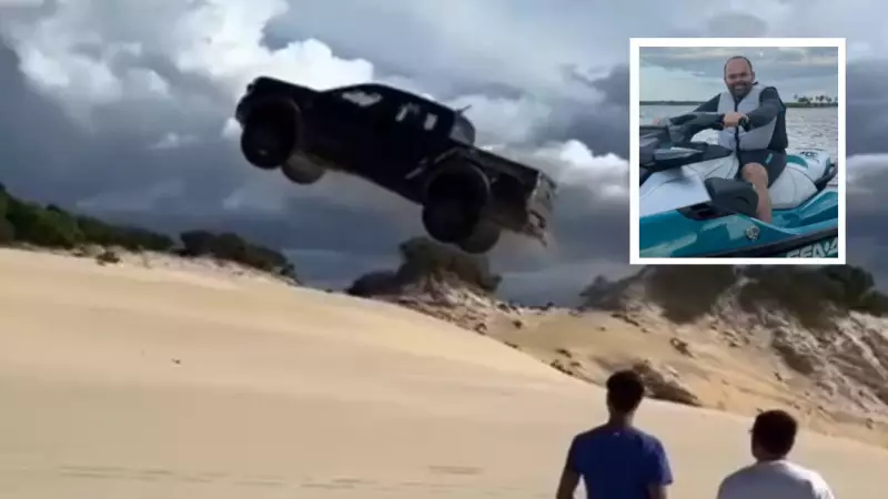Picape voa sobre buggy em duna: infrações cometidas e possíveis punições