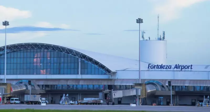 Pneu de avião estoura e causa interdição na pista do Aeroporto de Fortaleza