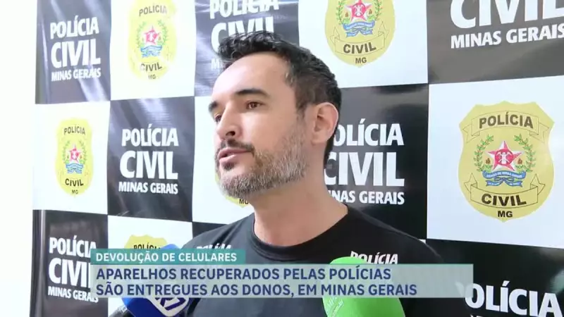 Polícia Civil devolve mais de 900 celulares furtados na Grande BH: veja como recuperar o seu