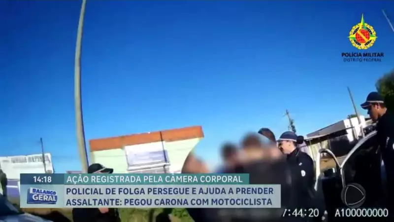 Policial de folga vira herói ao prender assaltante em Ceilândia, DF