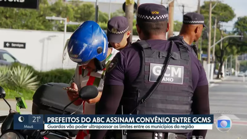 Prefeitos do Grande ABC firmam acordo para atuação livre de GCMs em municípios vizinhos
