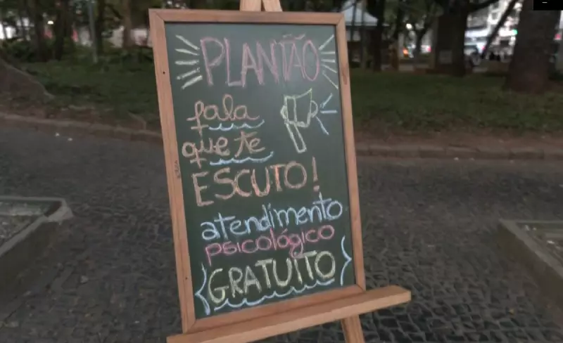 Projeto oferece escuta psicológica gratuita no Parque Halfeld, em Juiz de Fora