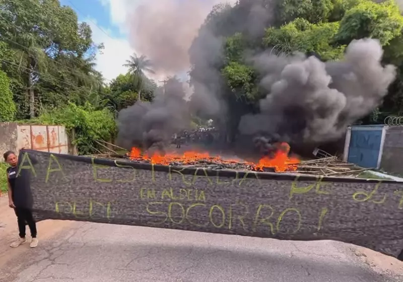 Protesto interdita Estrada de Aldeia e causa transtornos no trânsito de Paulista - Entenda os motivos