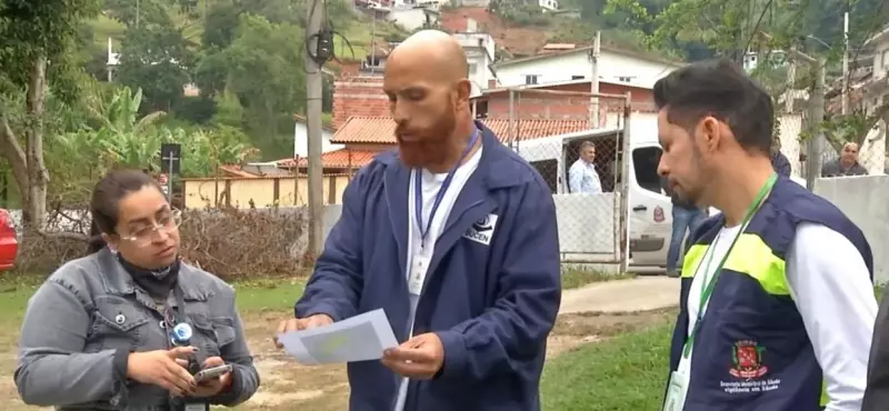 Santa Isabel em alerta: agentes epidemiológicos inspecionam casas após caso de leishmaniose